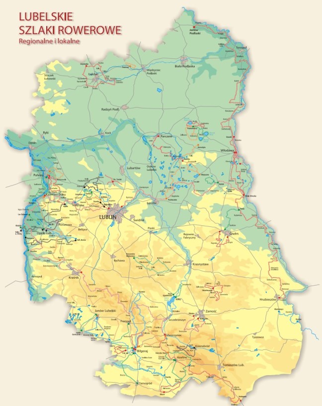 mapa lubelskie