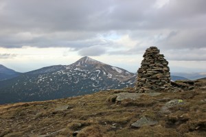 w połowie drogi do Hoverli, Czarnohora, Ukraina