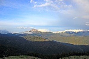 pasmo Czarnohory widziane z południowego zachodu