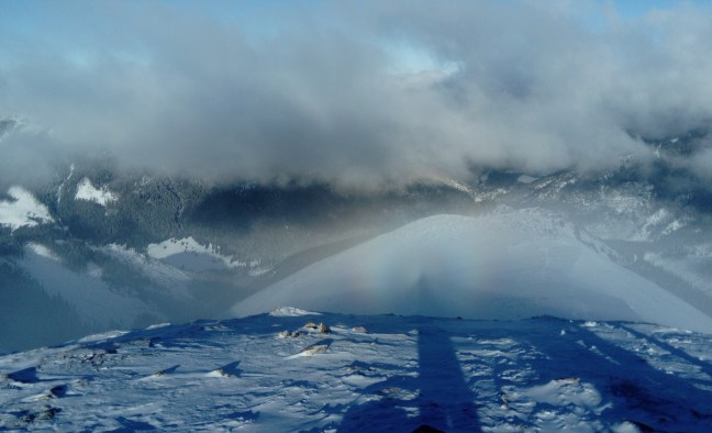 widmo Brockenu na Kończystej