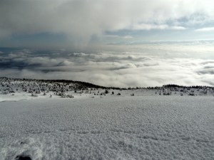 morze chmur - widok na Tatry
