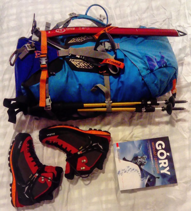 sprzęt gotowy na Tatry