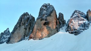 biwak pod Tre Cime, Dolomity