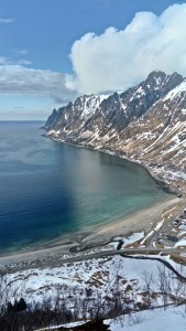Ersfjorden, Senja, Norwegia