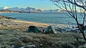 biwak pod Skaland, Senja, Norwegia