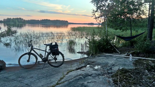 relaks nad jeziorem Saimaa, koło Lappeenranty