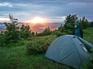 biwak na przełęczy