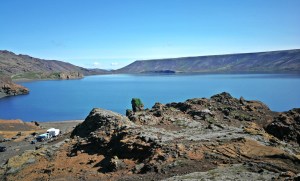 Keifarvatn - znikające jezioro