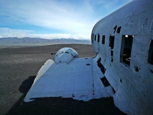 wrak samolotu między Skogafoss a Vik