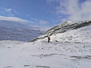 zima na przełęczy Tjäktja