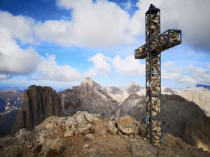 szczyt ferraty Rotwand, góra Roda di Vael