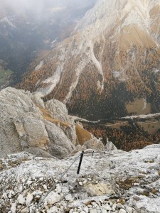 i teraz 3h w dół ferratą o trudności C