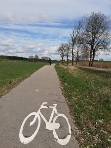 na szlaku rowerowym do Żytkiejm