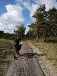 ścieżka rowerowa na Mierzei Kurońskiej