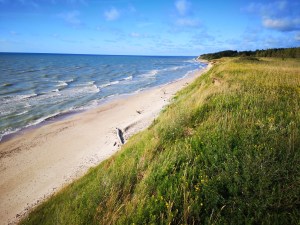 poranek nad Bałtykiem na Łotwie