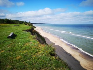 klif w Umale, Łotwa