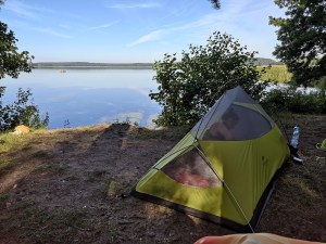 poranek nad jeziorem Wigry