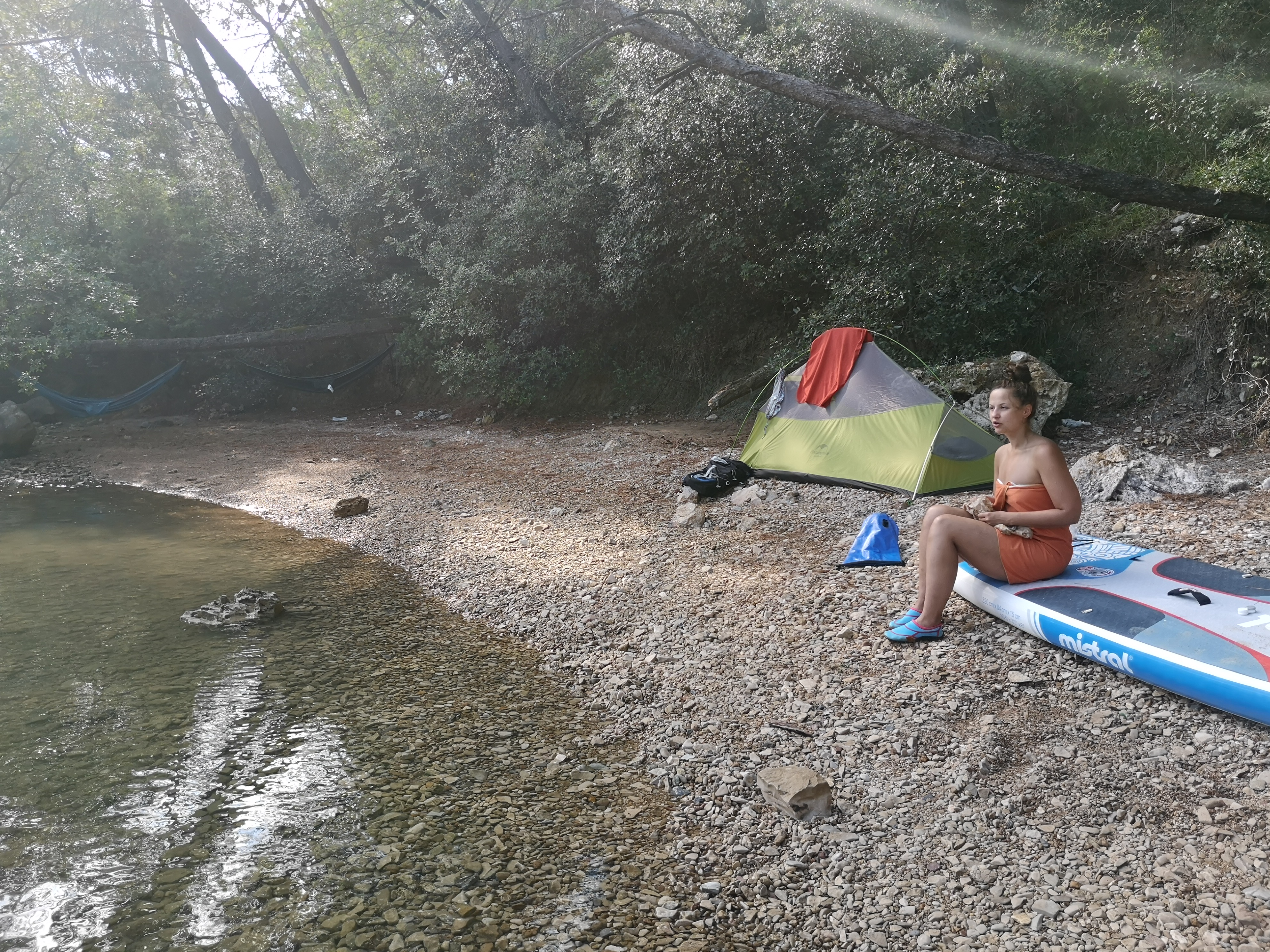 bajeczna plaża gdzie nocowaliśmy