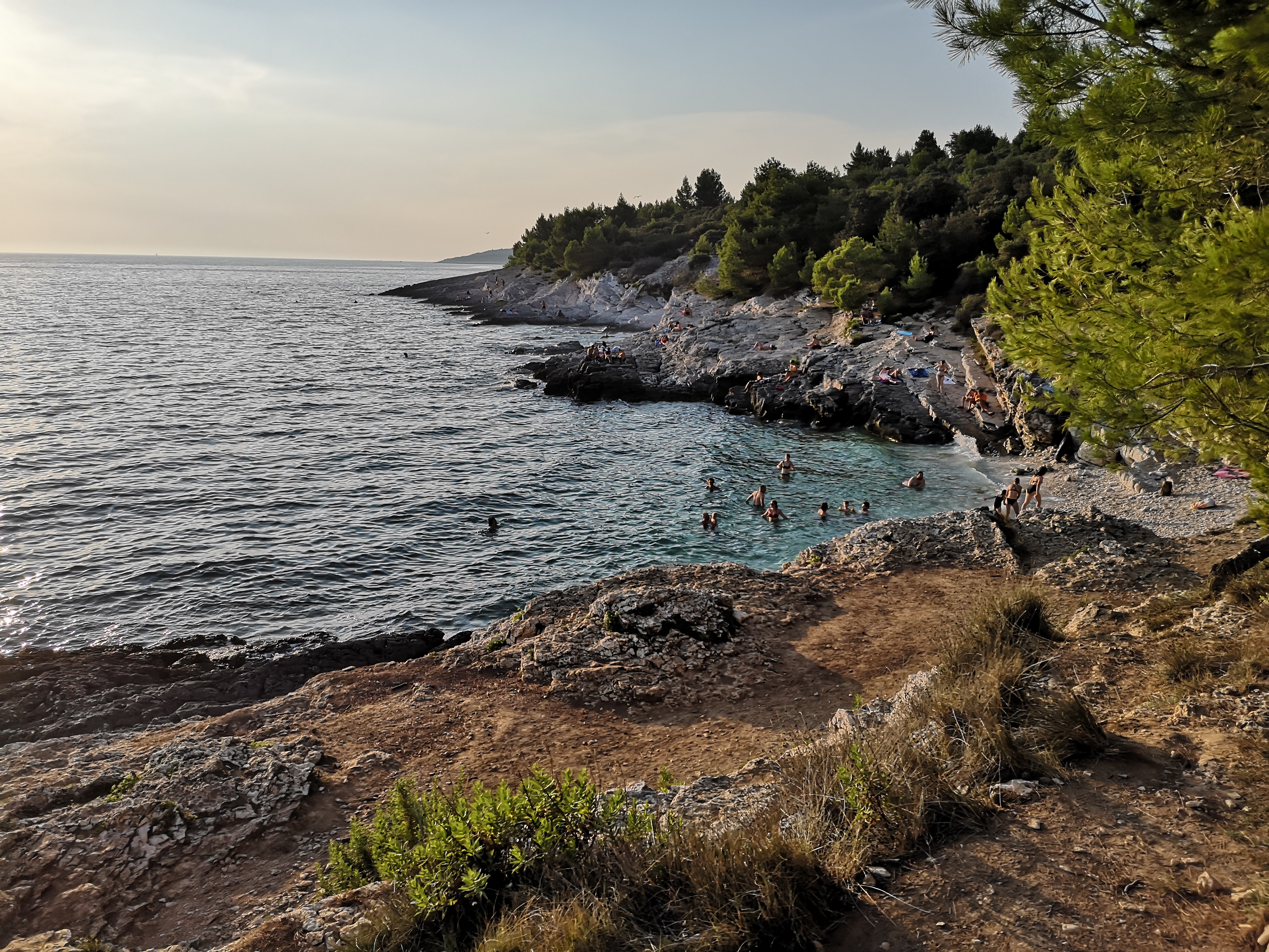 plaża FKK o poranku