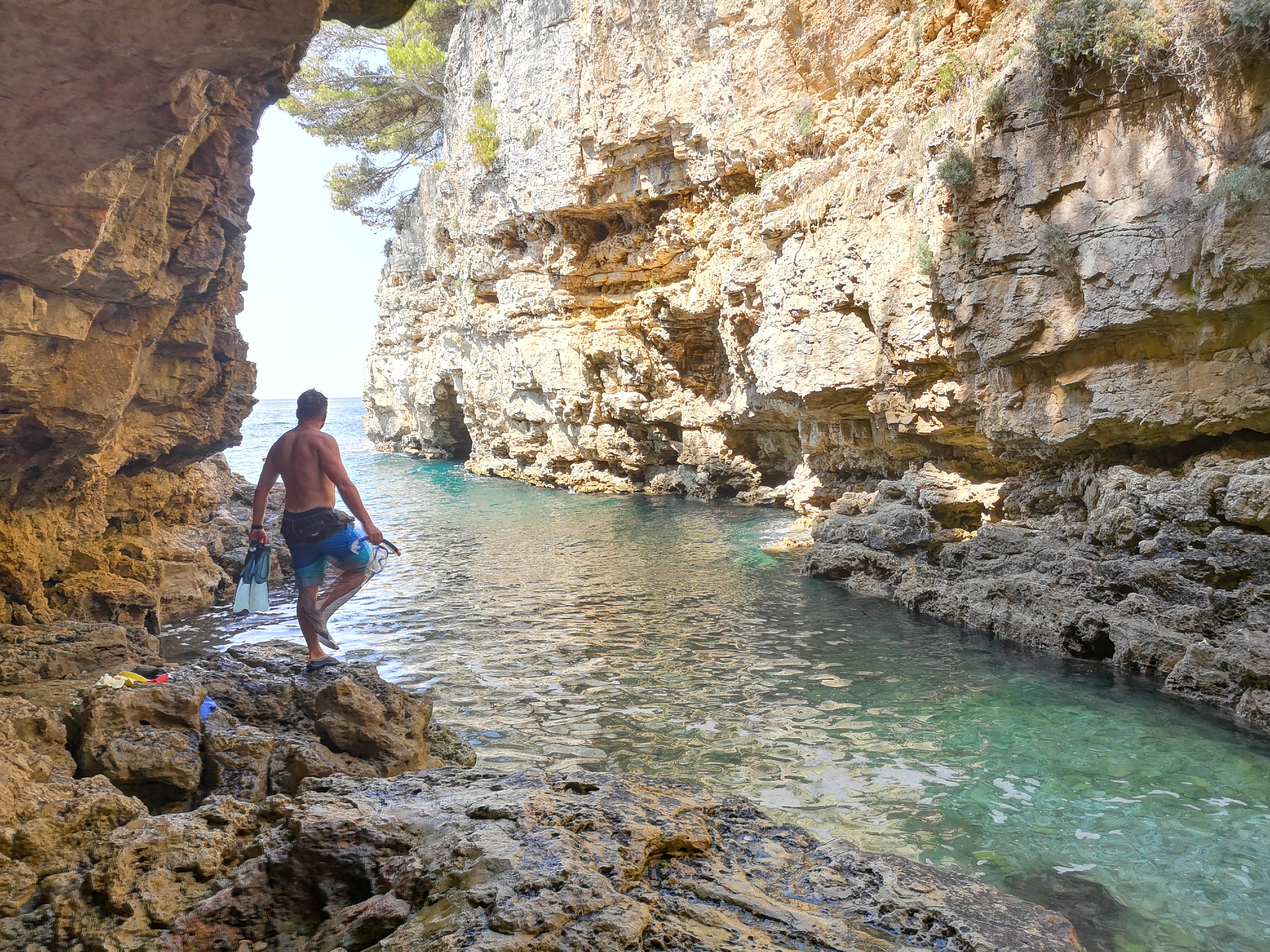 kanion Velureda obok Puli - świetne miejsce na nurkowanie