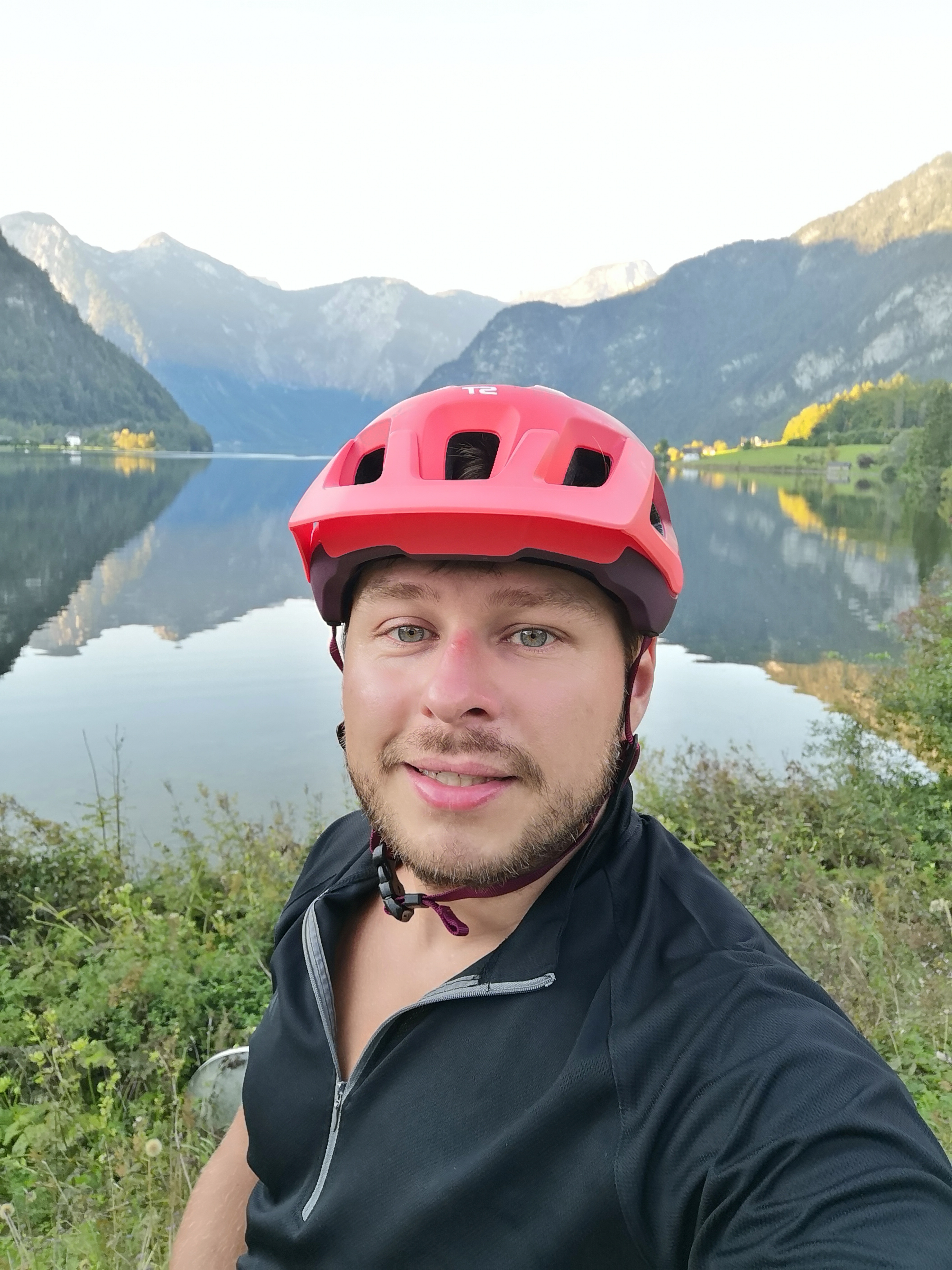 na trasie nad jeziorem Hallstatt