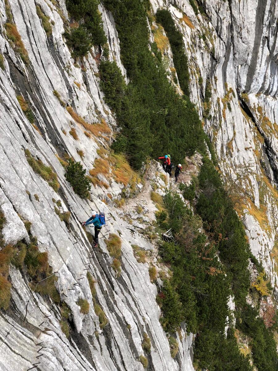 ferrata z góry