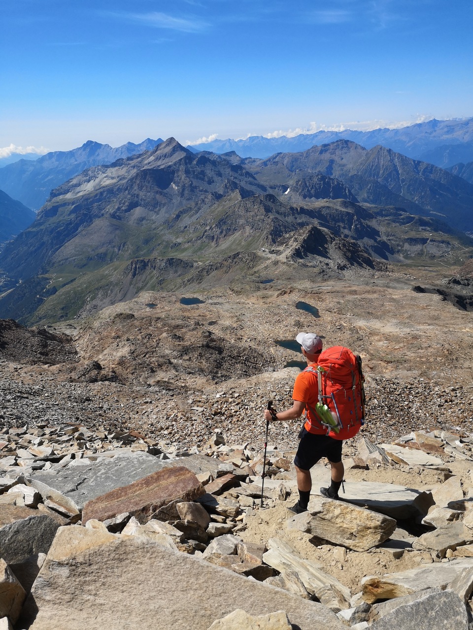 poranne podejście do schroniska Quintino Sella