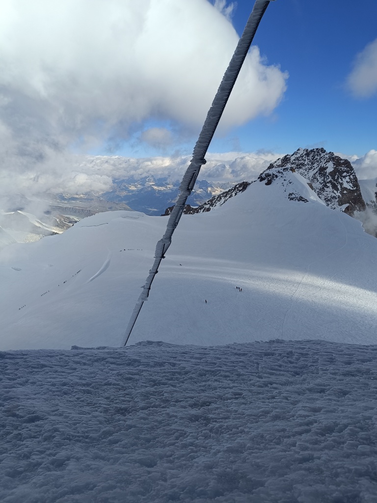 jedyny raz gdy widzieliśmy szczyt Dufour